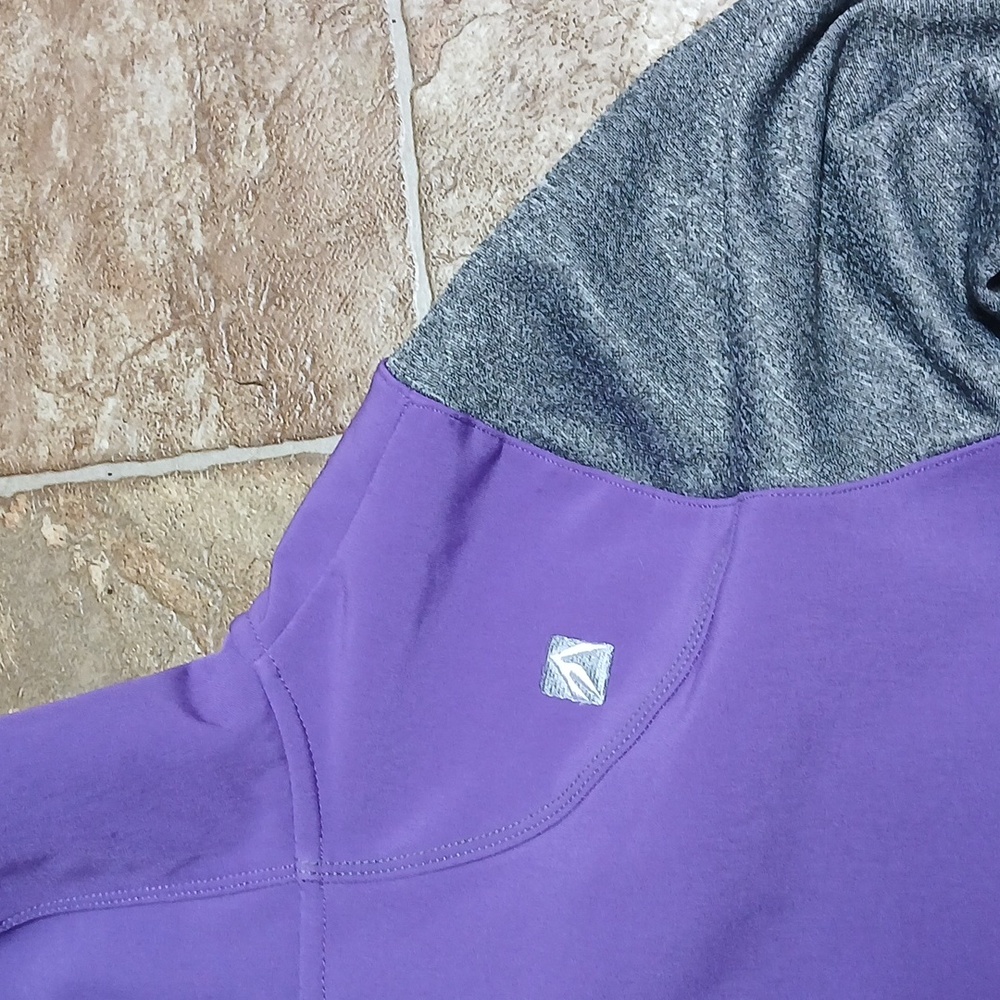 Outfitter Trading Co. Purple and Gray Hooded Performance Jacket Size Small - Picture 7 of 7